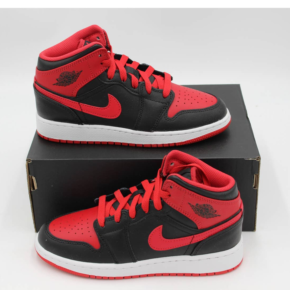 Air Jordan 1 Mid Alternate Bred (2022) (GS) Size 3.5Y Style DQ8423-060